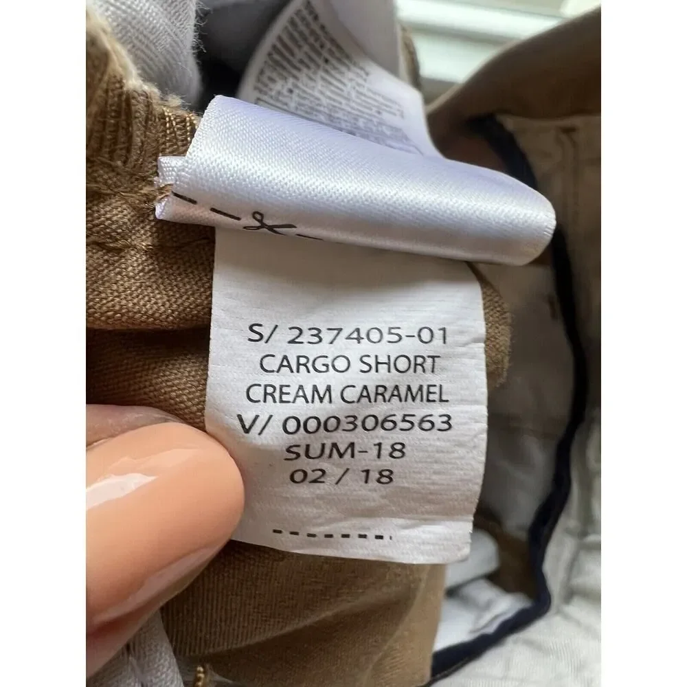Gap Kids Boys Cargo Shorts Khaki Camel Chino Tan Everyday Casual 6 Regular
